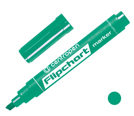 Popisovač CENTROPEN 8560 (8860) zkosený zelený CENTROPEN, a.s.