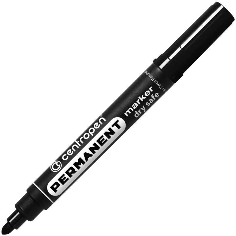 Centropen 8510 - pernamentní popisovač - černý