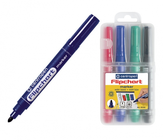 Popisovač CENTROPEN 8550/4 kulatý sada CENTROPEN, a.s.