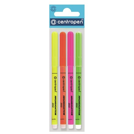 Zvýrazňovač Centropen 2532/4 sada CENTROPEN, a.s.