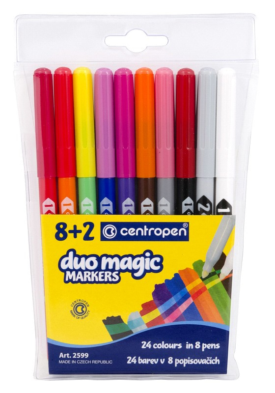 Fix CENTROPEN sada 2599/10 barev DUOMAGIC 8+2=24 CENTROPEN, a.s.