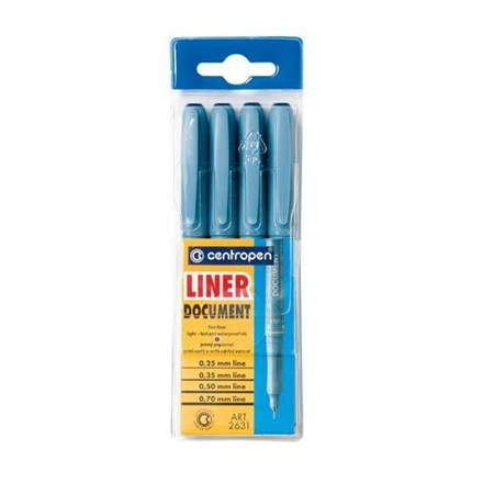 centropen Liner Document 2631 sada 4 ks