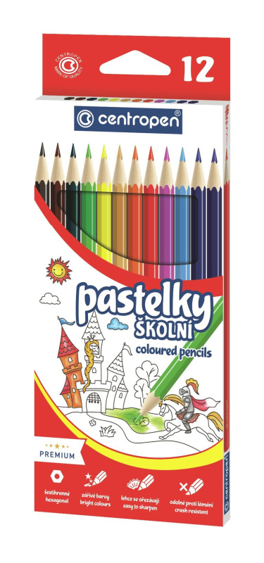Pastelky 12 barev CENTROPEN, a.s.