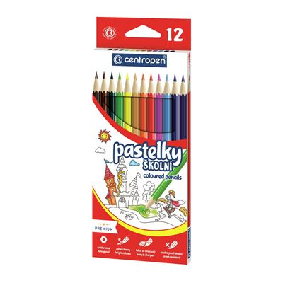 Pastelky 12 barev CENTROPEN, a.s.