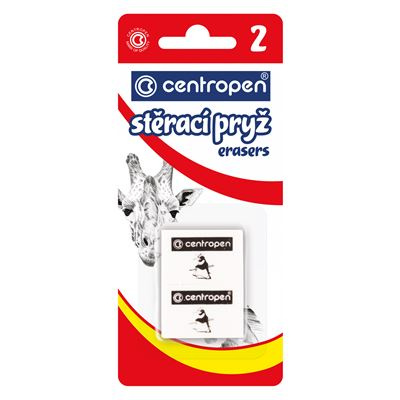 Centropen Pryž bílá - 2 ks na blistru