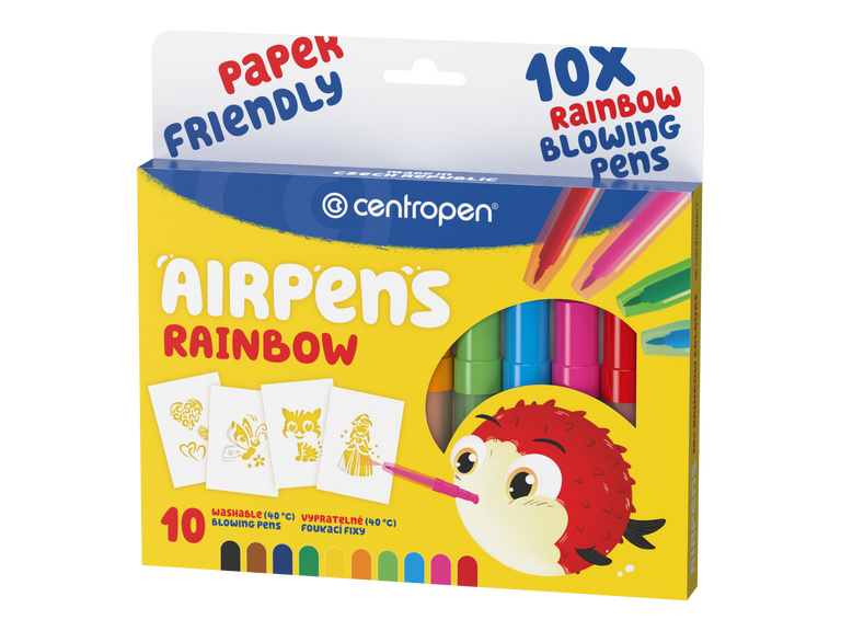 Foukací fixy CENTROPEN 1500/10 sada RAINBOW CENTROPEN, a.s.