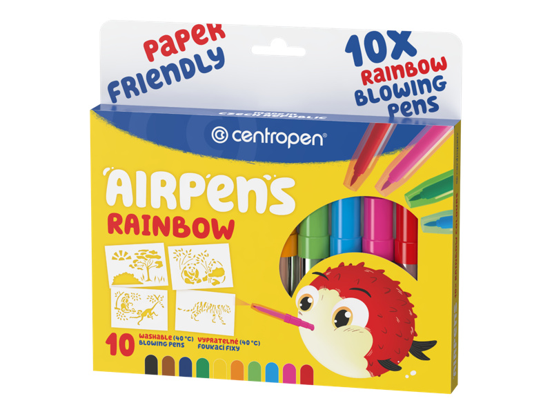 Foukací fixy CENTROPEN 1500/10 sada RAINBOW CENTROPEN, a.s.