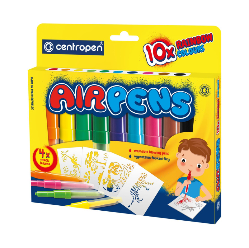 Foukací fixy CENTROPEN 1500/10 sada RAINBOW CENTROPEN, a.s.