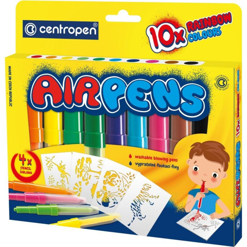 Foukací fixy CENTROPEN 1500/10 sada RAINBOW CENTROPEN, a.s.