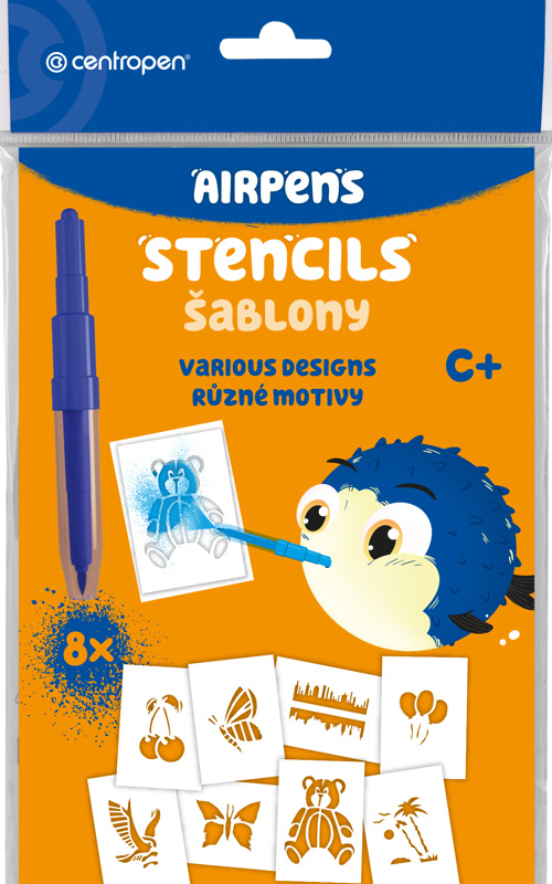 Arka Šablona sada C pro foukací fixy