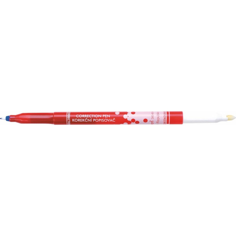 Zmizík Centropen s korektorem 3649 trojhranný CENTROPEN, a.s.