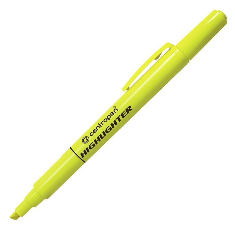 Zvýrazňovač Centropen 8722 žlutý CENTROPEN, a.s.
