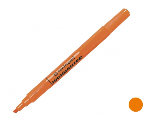 Zvýrazňovač Centropen 8722 oranžový CENTROPEN, a.s.