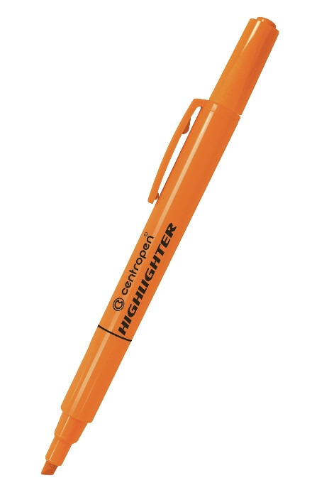 Zvýrazňovač Centropen 8722 oranžový CENTROPEN, a.s.