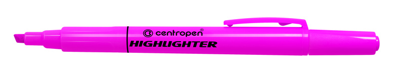 Zvýrazňovač Centropen 8722 růžový CENTROPEN, a.s.