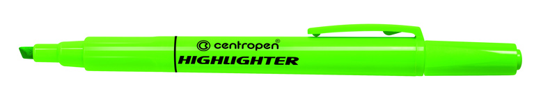 Zvýrazňovač Centropen 8722 zelený CENTROPEN, a.s.