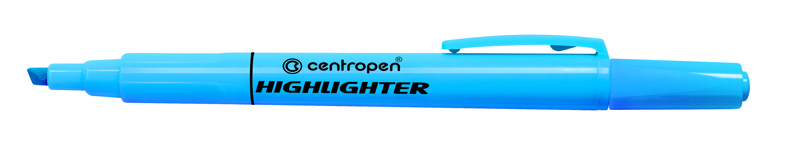 Zvýrazňovač Centropen 8722 modrý CENTROPEN, a.s.