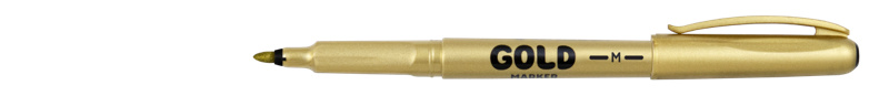 Permanentní popisovač Gold Marker 1mm zlatý (1 ks)