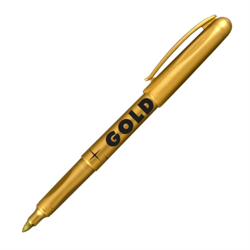 Permanentní popisovač Gold Marker 1mm zlatý (1 ks)