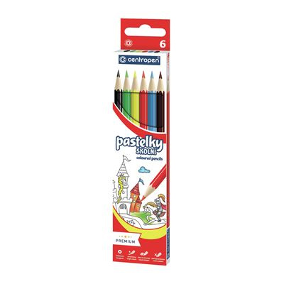 Pastelky Centropen 6 barev CENTROPEN, a.s.