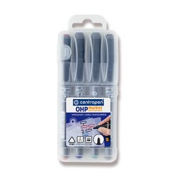 Centropen OHP 2634 S - permanentní popisovač - sada 4 barev