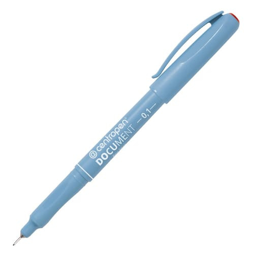 Centropen Document 2631 - mikrofix - hrot 0,1 mm, červený