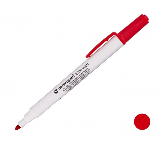 Popisovač CENTROPEN 2709 červený stíratelný CENTROPEN, a.s.
