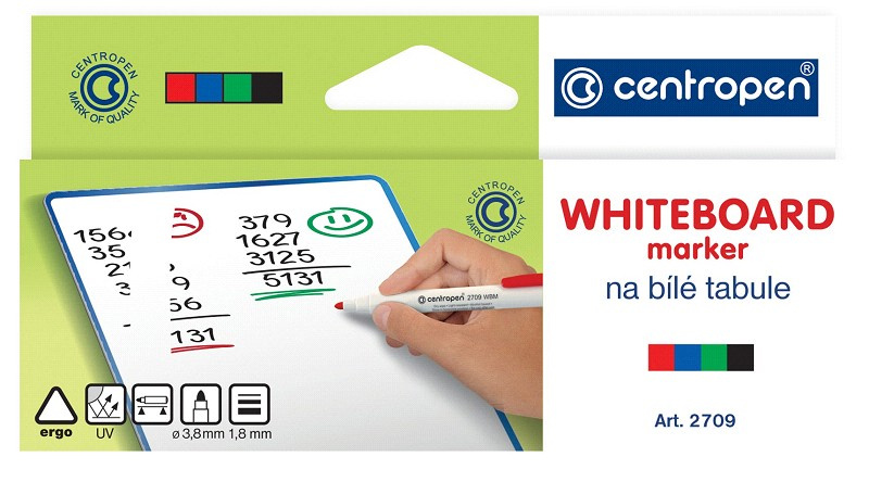 Popisovač CENTROPEN 2709/4 sada stíratelný CENTROPEN, a.s.