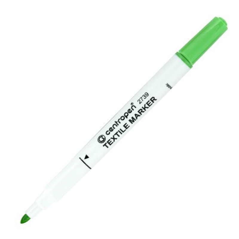 Centropen Popisovač 2739 na textil - zelený