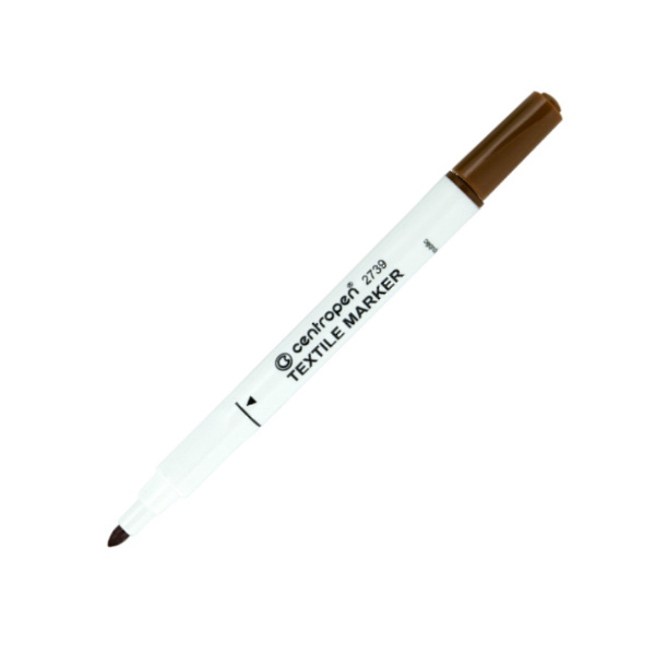 Popisovač CENTROPEN 2739 hnědý textil CENTROPEN, a.s.