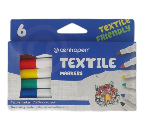 Popisovač CENTROPEN 2739/6 sada textil CENTROPEN, a.s.