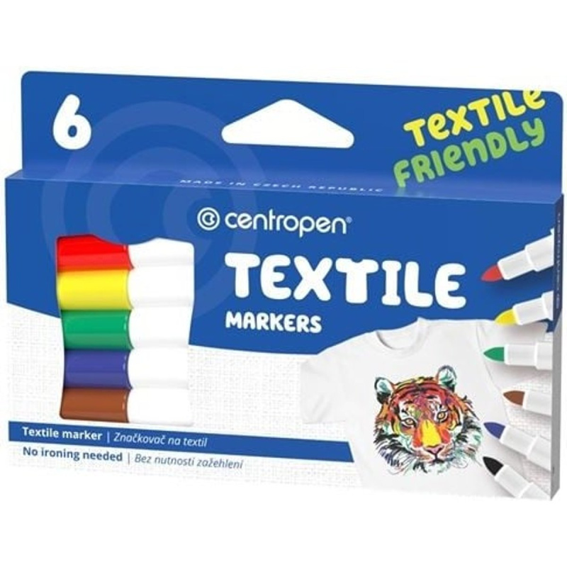 Popisovač CENTROPEN 2739/6 sada textil CENTROPEN, a.s.