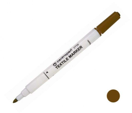 Popisovač CENTROPEN 2739 hnědý textil CENTROPEN, a.s.
