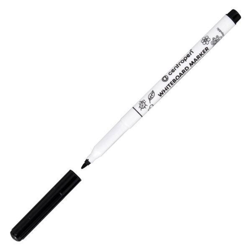 CENTROPEN Popisovač na bílou tabuli 2507 černý
