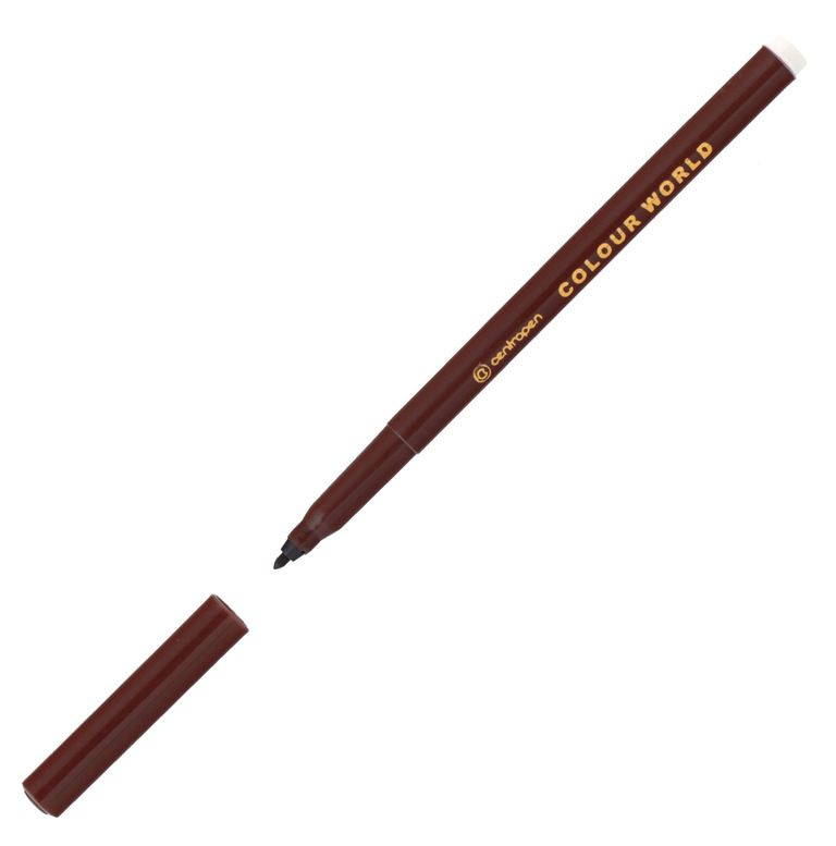 Fixy Centropen 7550 - hnědý