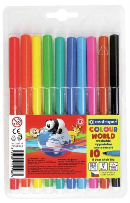 Centropen Colour World 7550 10 ks