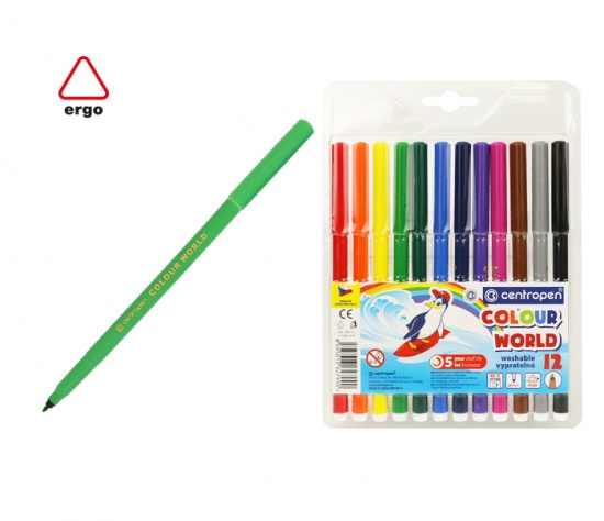 Centropen Colour World 7550 12 ks