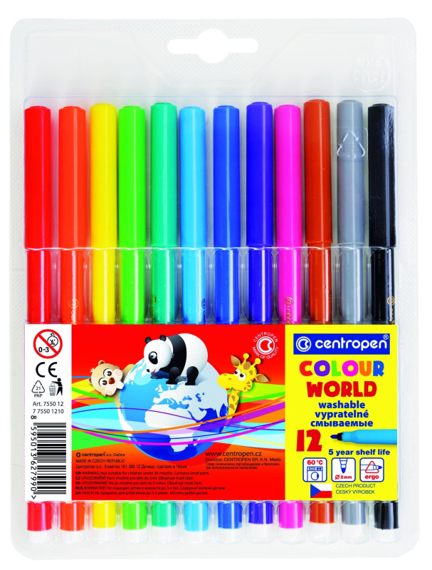 Centropen Colour World 7550 12 ks