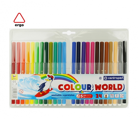 Fix CENTROPEN 7550/24 barev trojhranné CENTROPEN, a.s.
