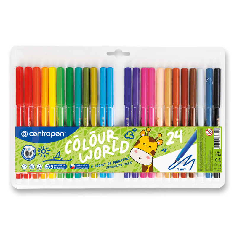 Fix CENTROPEN 7550/24 barev trojhranné CENTROPEN, a.s.