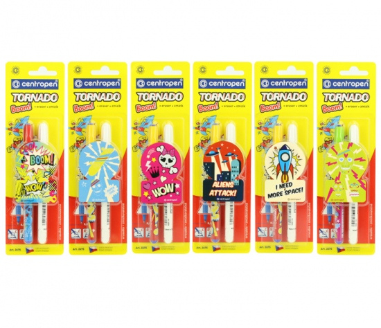 Popisovač Centropen Tornádo + zmizík 2675/2 Boom CENTROPEN, a.s.