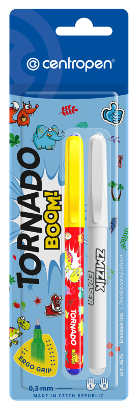 Popisovač Centropen Tornádo + zmizík 2675/2 Boom CENTROPEN, a.s.