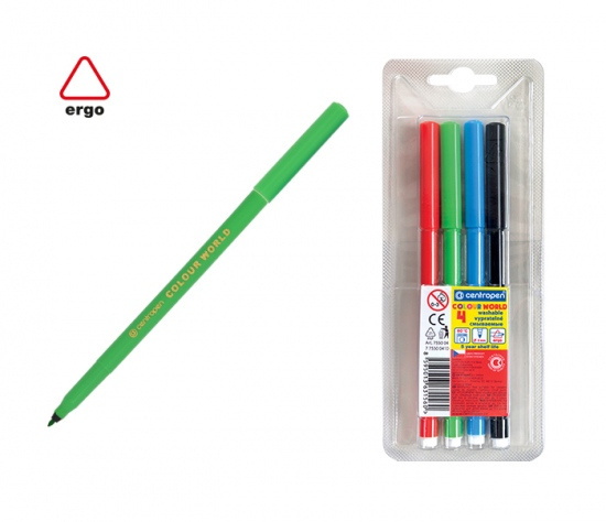 Fix CENTROPEN 7550/ 4 barvy trojhranné CENTROPEN, a.s.