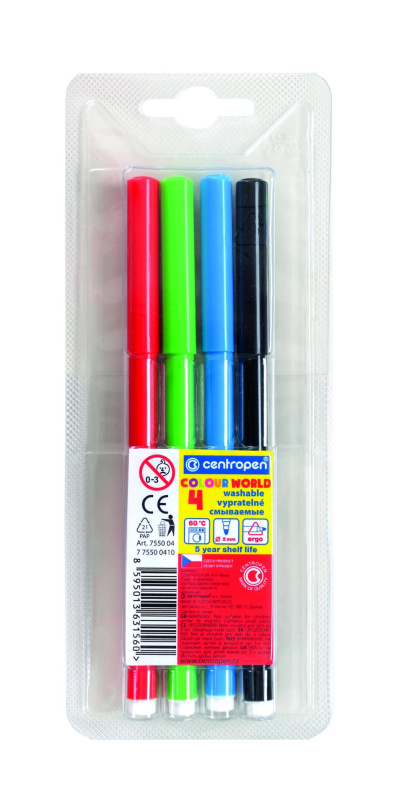 Fix CENTROPEN 7550/ 4 barvy trojhranné CENTROPEN, a.s.