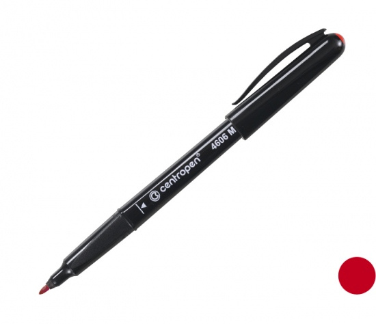 Popisovač CENTROPEN 4606 CD - červený CENTROPEN, a.s.