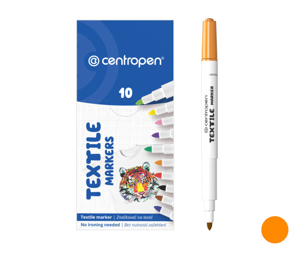 Popisovač CENTROPEN 2739 oranžový textil CENTROPEN, a.s.