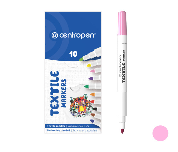 Popisovač CENTROPEN 2739 růžový textil CENTROPEN, a.s.