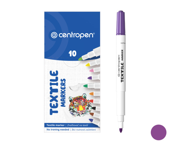 Popisovač CENTROPEN 2739 fialový textil CENTROPEN, a.s.