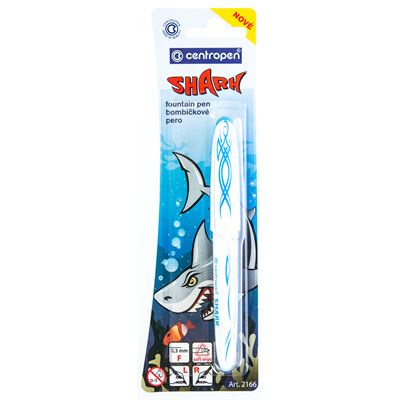 Plnicí pero Centropen SHARK 2166 - ergonomické, iridiový hrot F