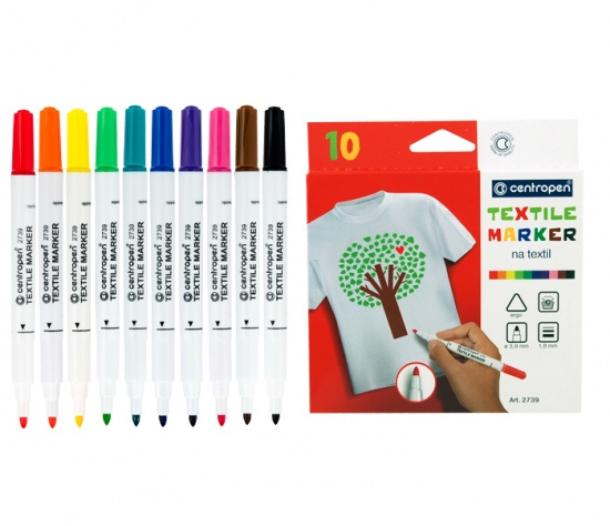 Popisovač CENTROPEN 2739/10 sada textil CENTROPEN, a.s.